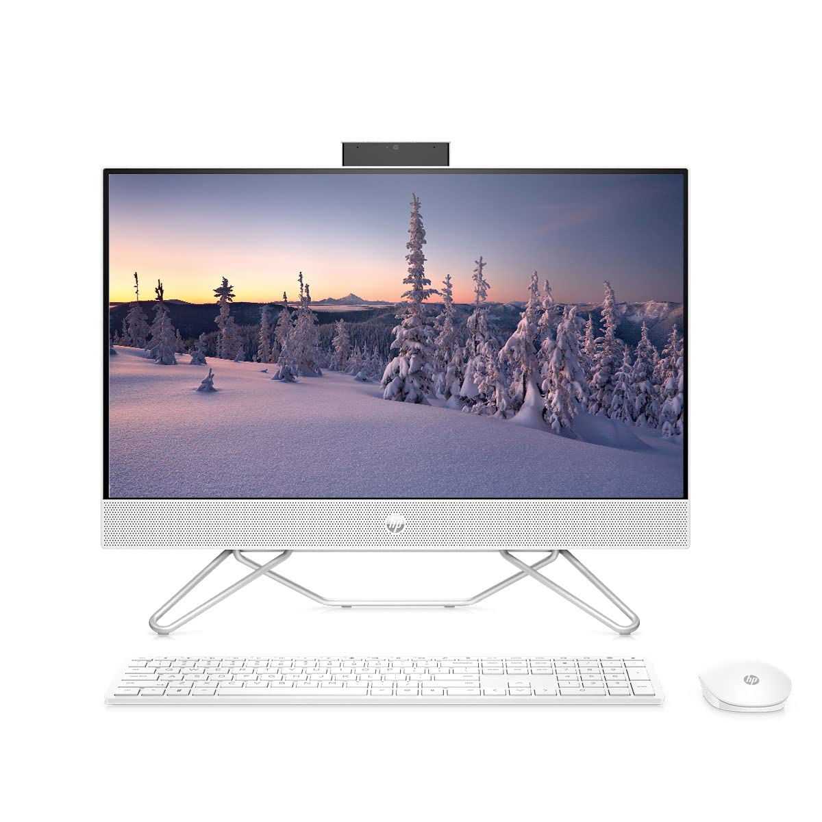 HP All-in-One 12Th Gen Windows 11, Intel Core i3-23.8 Inch(60.5 Cm) 8GB Ram/512GB SSD/Fhd, Micro-Edge, Anti-Glare Display/Wireless Keyboard & Mouse/Intel UHD Graphics/Win 11/5.37 Kg, 24-Cb1901In