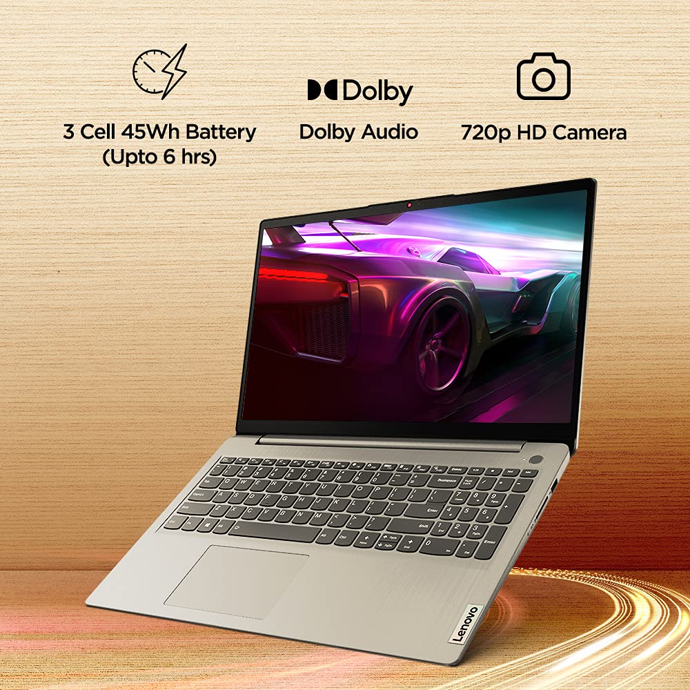 Lenovo IdeaPad 3 12th Gen Intel Core i3-1215U 15.6 Inch (39.65cm) FHD Thin & Light Laptop (8GB/512GB SSD/Windows 11/Office 2021/Backlit KB/1Yr ADP Free/3months Game Pass/Grey/1.63Kg), 82RK017PIN